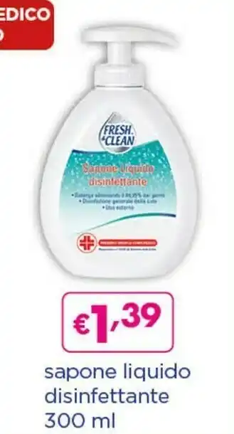Acqua & Sapone Fresh & Clean Sapone Liquido Disinfettante offerta