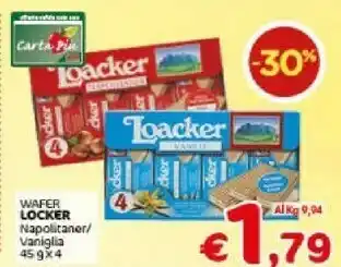Crai Loacker Wafer Vaniglia offerta