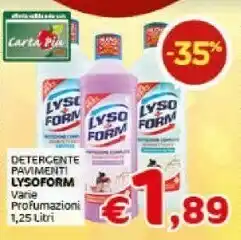 Crai Lysoform Detergente Pavimenti offerta