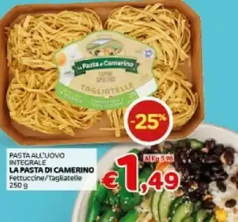 La pasta di camerino Pasta All'Uovo Integrale Fettuccine/ Tagliatelle