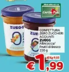 Crai Zuegg Frutti Di Bosco Zero Zuccheri Aggiunti 220 G(ml) offerta