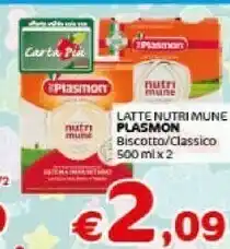 Crai Plasmon Latte Nutrimune offerta