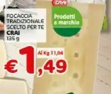 Crai Focaccia Tradizionale Scelto Per Te