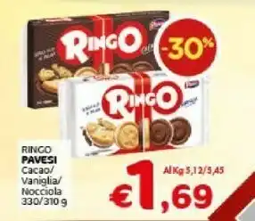 Crai Pavesi Ringo Cacao 330 G(ml) offerta