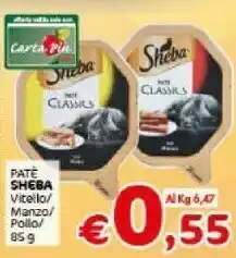 Crai Sheba Patè Vitello/ Manzo Pollo/ offerta