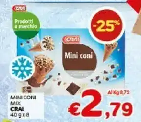 Crai Crai Mini Coni Mix offerta