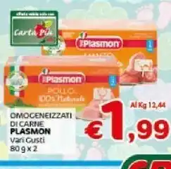 Crai Plasmon Omogeneizzati Di Carne offerta