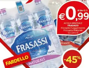 Crai Frasassi Acqua Minerale Naturale offerta