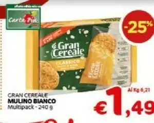 Crai Barilla Mulino Bianco Gran Cereale offerta