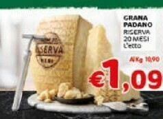 Crai Grana Padano Formaggio offerta
