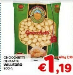 Crai Valleoro Gnocchi Di Patate offerta