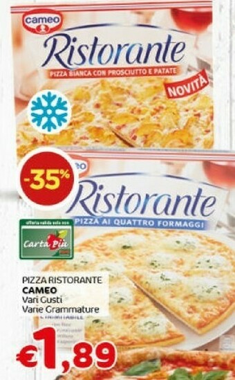 Crai Cameo Pizza Ristorante offerta