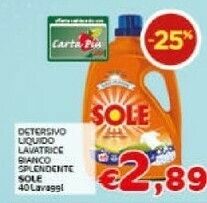 Crai Sole Detersivo Liquido Lavatrice offerta