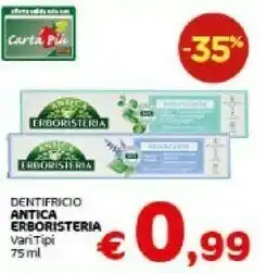 Crai Erboristeria Dentifricio Antica offerta