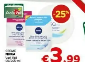 Crai Nivea Creme offerta