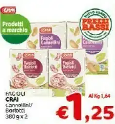 Crai Crai Fagioli Cannellini / Borlotti offerta