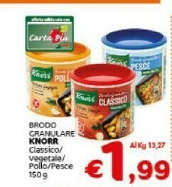 Crai Knorr Brodo Granulare Pollo 150 G(ml) offerta