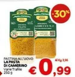 Crai La pasta di camerino Pastina All'uovo offerta