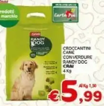 Crai Crai Croccantini Cane Con Verdure Randy Dog offerta