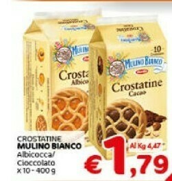 Crai Mulino Bianco Crostatine offerta