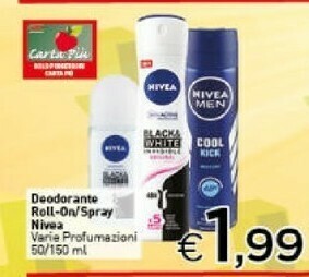 Crai Nivea Deodorante Roll-on/spray offerta