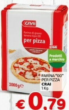 Crai Crai Farina 00 Per Pizza offerta