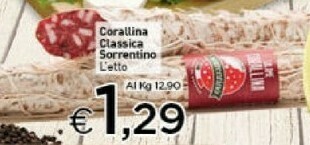 Crai Sorrentino Corallina Classica offerta