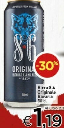 Crai Bavaria - Birra 500 g(ml) offerta