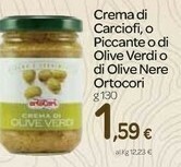 Carrefour Ortocori Crema Di Carciofi 130 G offerta