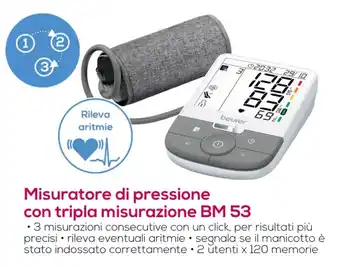 Misuratore di pressione con tripla misurazione BM 53