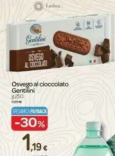 Carrefour Gentilini Osvego Al Cioccolato 250 G(ml) offerta