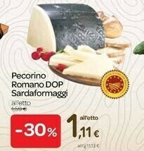 Carrefour Sardaformaggi Pecorino Romano Dop offerta