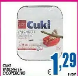 DEM Cuki Vaschette alluminio offerta