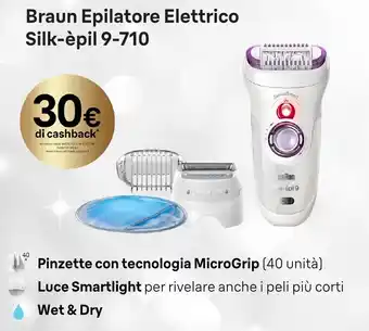 Schiavotto Braun Epilatore Elettrico Silk-épil 9-710 offerta