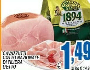 DEM Prosciutto cotto offerta