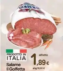 Carrefour Express Salame Il Golfetta offerta