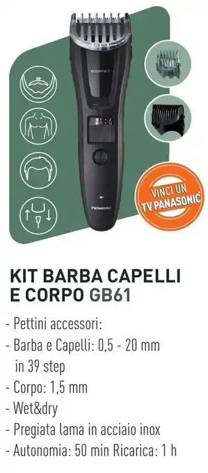 KIT BARBA CAPELLI E CORPO GB61