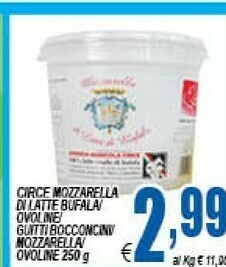 DEM Ovoline Mozzarella di bufala offerta