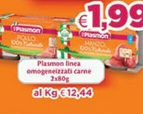 DEM Plasmon Omogeneizzati offerta
