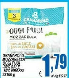 DEM Granarolo Mozzarella offerta