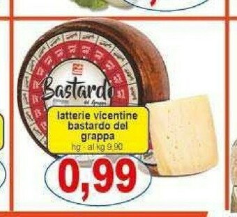 Gros Latterie vicentine Formaggio offerta