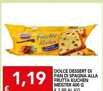 TuoDi Kuchen meister Dolce Dessert Di Pan Di Spagna Alla Frutta offerta