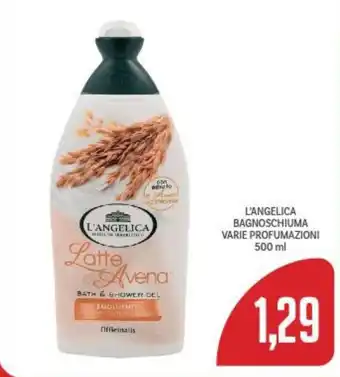Supermercati Piccolo L'ANGELICA BAGNOSCHIUMA VARIE PROFUMAZIONI 500 ml offerta