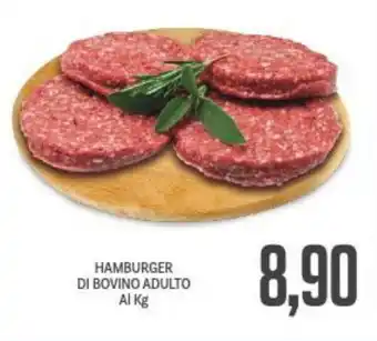 Supermercati Piccolo HAMBURGER DI BOVINO ADULTO offerta