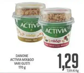 Supermercati Piccolo DANONE ACTIVIA MIX&GO VARI GUSTI 170 g offerta