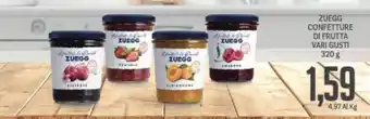 Supermercati Piccolo ZUEGG CONFETTURE DI FRUTTA VARI GUSTI 320 g offerta