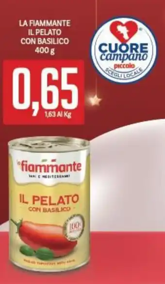 Supermercati Piccolo LA FIAMMANTE IL PELATO CON BASILICO 400 g offerta