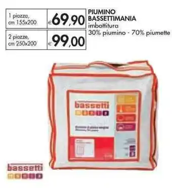 Bennet PIUMINO BASSETTIMANIA offerta