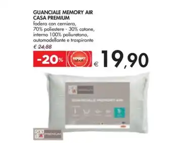 Bennet GUANCIALE MEMORY AIR CASA PREMIUM offerta