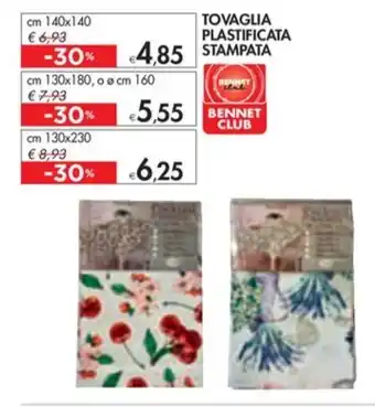 Bennet TOVAGLIA PLASTIFICATA STAMPATA offerta